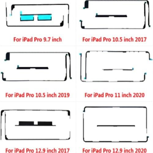 For iPad 2set/lot 3M Adhesive Middle Frame Glue Sticker For iPad Air 2 3 4 2019 2020 Mini 1 2 3 4 5 Touch Screen Digitizer Strip