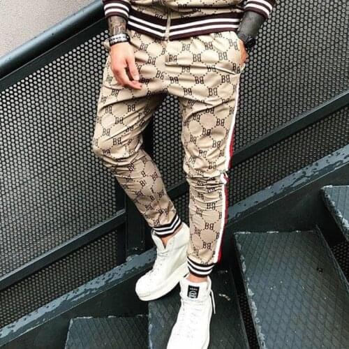 New Mens Joggers Casual Pants Fitness Men Sportswear Tracksuit Bottoms Skinny Sweatpants Trousers Gyms Jogger Track Pants