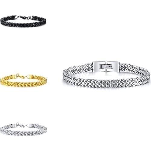 New Trendy Chain Bracelet Fashion Mens Metal Bolt Bracelet Accessories Bracelet Accessories Party Jewelry