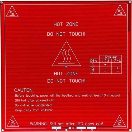 MK2b heated bed Prusa soldered resistor&LEDs for Reprap, Mendel 3d printer parts /Accessories