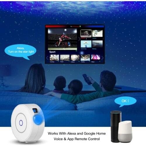 Starry Sky Projector Rotating Water Waving Night Light LED dreamy projector light Atmospher Bedroom Beside dedecor Lamp