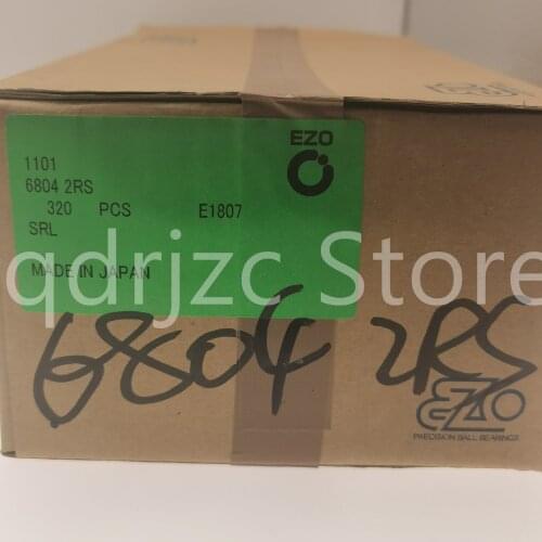 EZO deep groove ball bearing 6804-2RS = 61804-2RS1 = 6804DDUCM = 6804LLU = 61804-2RSR 6804RS 20mm X 32mm X 7mm