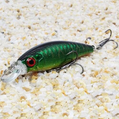 1Pcs Minnow Fishing Lures Hard Bait 7.3cm 6.4g Jig wobbler Bass Pike Lure Plastic Artificial Baits for Fishing Tackle Crankbait