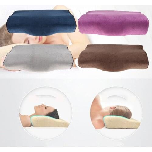 Removable Cover Ergonomic Memory Foam Sleeping Pillow Cushion Neck Cervical Back Spine Pain Stomach Sleepers 2020 new