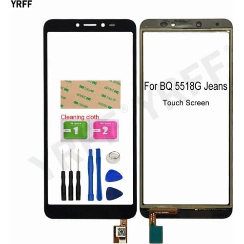 For BQ 5518G Jeans Touch Screen Digitizer For BQ 5518G Touch Glass Panel Sensor Assembly Parts Free Shipping