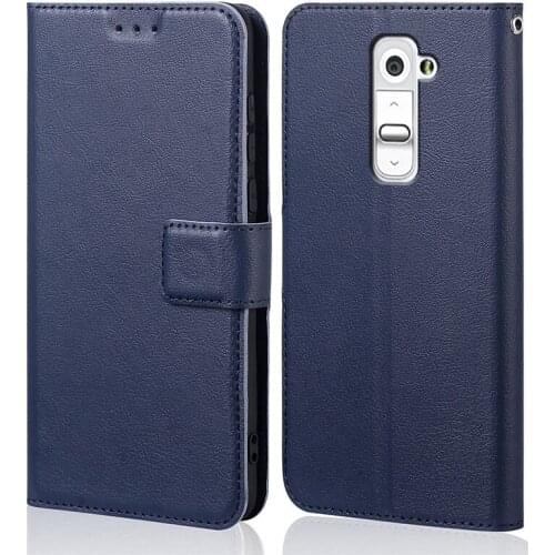 Silicone Flip Case for LG Optimus G2 D802 D805 Luxury Wallet PU Leather Magnetic Phone Bags Cases for LG G2 with Card Holder