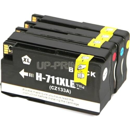 UP 10PK compatible for HP 711 711XL ink cartridges For 711 Designjet T120 T520 printer with chip full ink