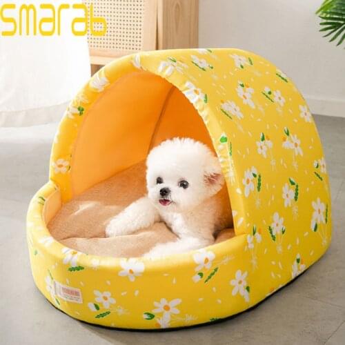 Four Seasons Cat Bed House Kennel Dog Bed Dog Rug Cat Bed Small Dog House Sofa Bed Cat House Puppy Bed Pet Bed Tent Cama Gatos
