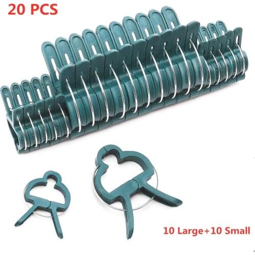 20pcs Plastic Plant Clips Grafting Clips Fastener Bracket Fixed Seed Stem Support Plant Grafting Vegetables Tomato Fixing Clips