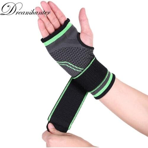 1 pcs 3D weaving straps fitness wristband protecte gym Wristband Sport Professional powerlifting wrist support brace wrist wraps