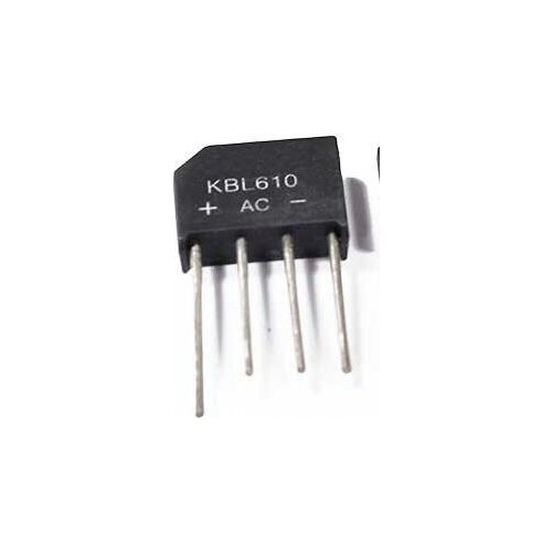 10PCS/LOT Rectifier bridge Stack bridge KBL610 6A/1000V