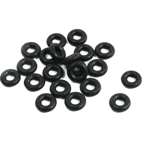 20PCS Black Rubber 5mm x 2mm x 1.5mm Oil Seal O Rings Gaskets Washers
