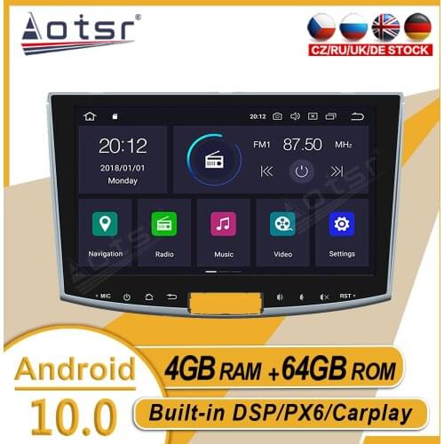 64GB For Volkswagen Magotan 2012 2013 2014 Car Stereo Multimedia Player Android GPS Navi Auto Audio Radio Recorde PX6 Head Unit