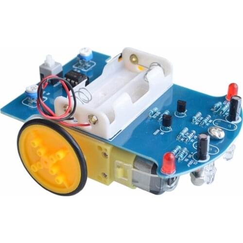 D2-1 DIY Kit Intelligent Tracking Line Smart Car Kit TT Motor Electronic DIY Kit Smart Patrol Automobile Parts DIY Electronic