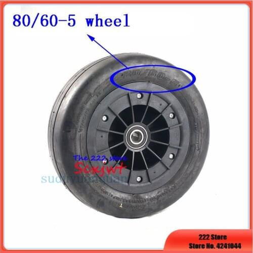 DIY Go-kart wheels 80/60-5 tubeless tire vacuum tyre and wheel hub fit for Electric Four-Wheel motorcycle electric scooter wheel