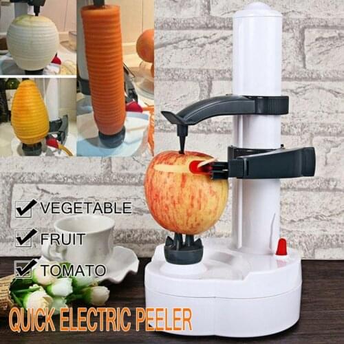Electric Automatic Rotating Fruit Peeler Vegetable Cutter Potato Apple Paring Peeler Cutter Kitchen Gadgets accesorios de cocina