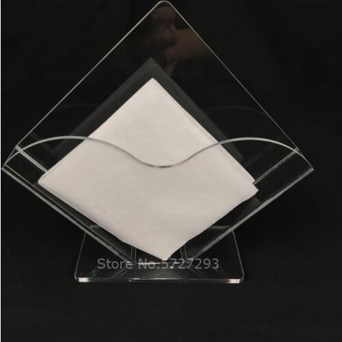 Quality Acrylic Tissue Case Box Container Home Towel Napkin Papers Holder For Table Decoration
