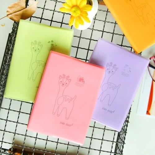 4 Pcs/lot creative South Korea stationery notepad rubber cover notebook Students gifts portable Diary School Office Supplies
