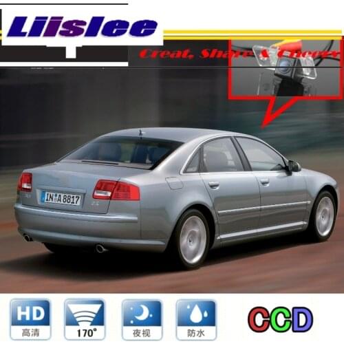 LiisleeCar Camera For Audi A8 S8 D3 4E 2003~2007 High Quality Rear View Back Up Camera For PAL / NTSC to Use | CCD With RCA