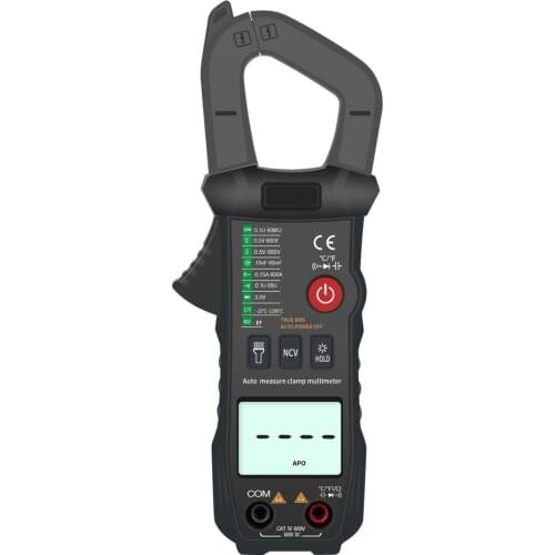 Professional Digital Multimeter Clamp Meter DC/AC Current Tester Multimeter 6000 Counts True RMS Ampere Meter for Eletric Test