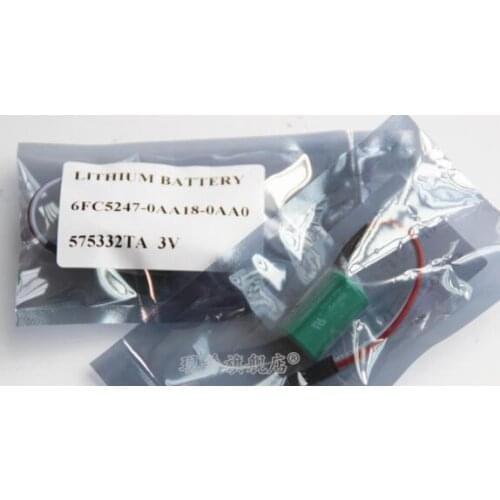 2pcs Original New 575332 TA 575332TA 3V 6FC5247-0AA18-0AA0 840D Lithium PLC Battery free shipping