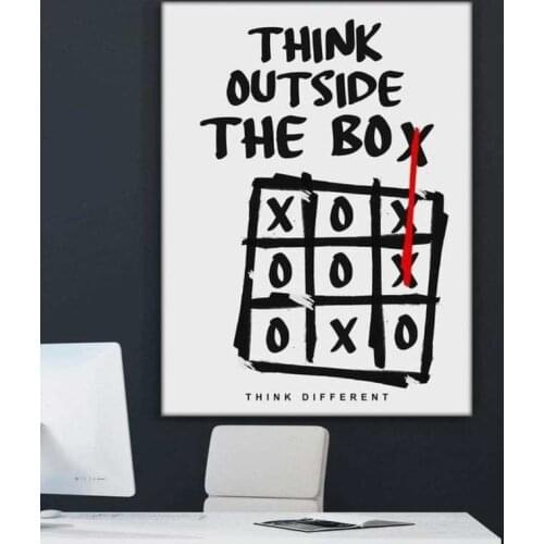 Inspirational quotes art posters and prints canvas painting decorative wall art pictures office home decoration