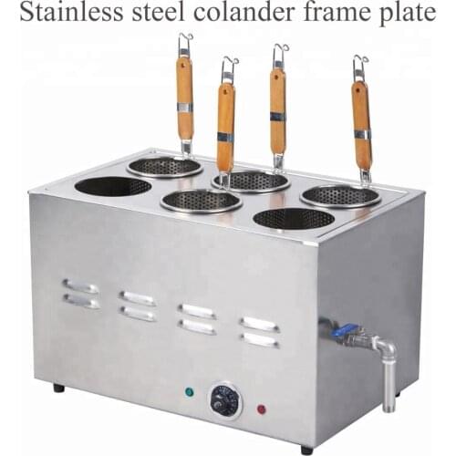 220v dry burn commercial bain marie with 1 pan Insulation soup pool Stainless steel food incubator Deep Electric Steaming Stove