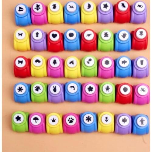 Dropship 2020 New 1 PCS Kid Child Mini Printing Paper Hand Shaper Scrapbook Tags Cards DIY Punch Cutter Tool 16 Styles