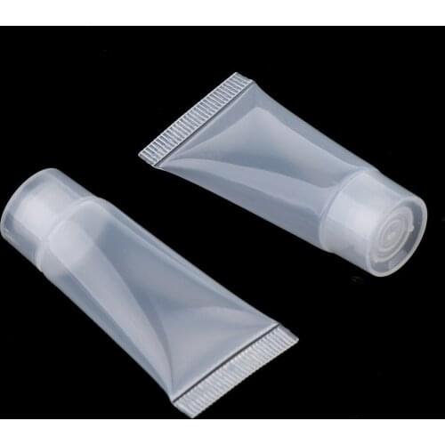 20 pcs Clear 5ml Refill Empty Tubes Containers for DIY Lip Gloss, Lotion, Face Cleanser, Body Wash Gel