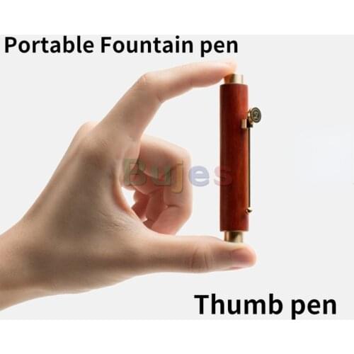 Master Designed Portable Pen,High-grade Gift Signing Pen,Business Office Supplies,Brass Material, Wooden Pen Body Fountain Pen