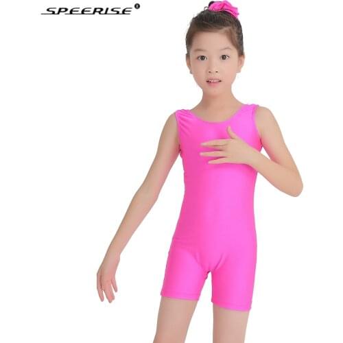 SPEERISE Child Tank Biketard Kids Unitards Costume for Girls Gymnastics Leotard Dance Unitard Toddler Girls Ballet Leotard