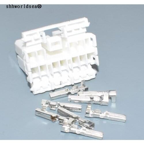 Shhworldsea 12 Pin 12 Way Auto Plastic Cable Wire Harness Elevator Accessories Connector Housing Plug 173851-1