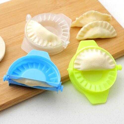 2pcs DIY Dumplings Mold Tool Chinese Jiaozi Maker Device Easy Dumpling Mold Clips Cozinha Kitchen Dumpling Maker Pastry Tools