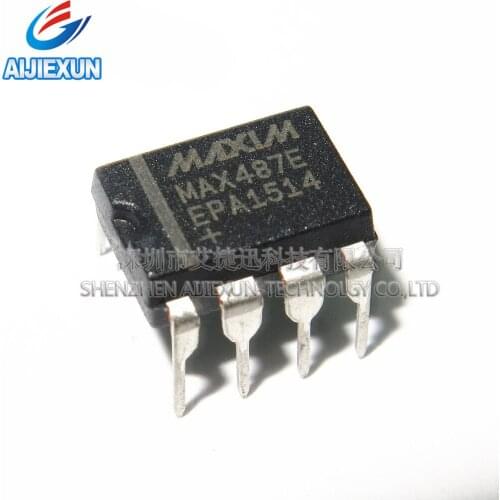 20PCS MAX487EEPA RS422RS485 DIP8IC 15kV ESD-Protected, Slew-Rate-Limited, Low-Power, RS-485/RS-422 Transceivers New and original