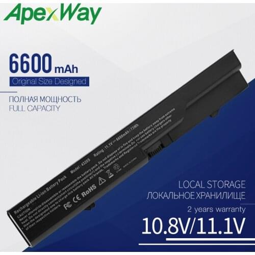9 Cells 6600mAh Laptop Battery For HP ProBook 4320 4325s 4320s 4321 525s 4321s 4520s 4320t 4326s 4420s 4421s 4425s 4520 620 625