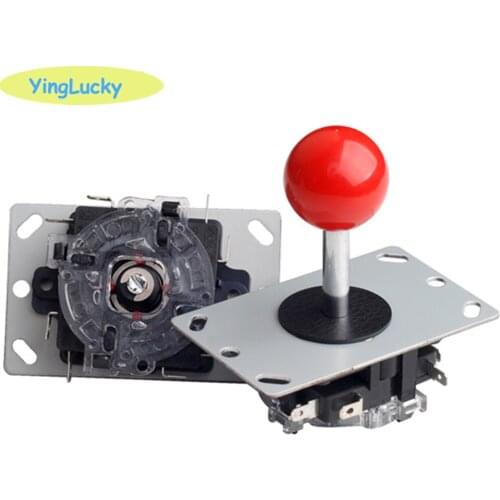 Arcade stick,Arcade joystick with lb-35 ball head 4/8way gear joystick game console arcade cabinet replacement joystick