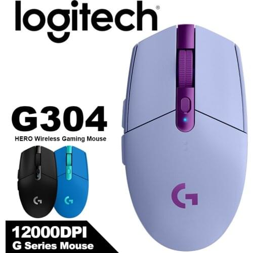 Logitech G304 LIGHTSPEED Wireless Gaming Mouse 2.4G HERO Engine 12000DPI ULTRA-LIGHTWEIGHT for LOL PUBG Fortnite Overwatch CSGO