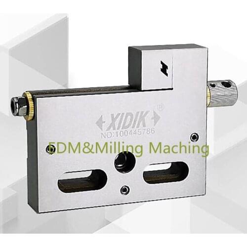 CNC Wire EDM 2" High Precision Vise Stainless Steel Jaw Opening 0-50mm Clamping Manual For Sparks Milling Machine