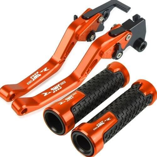 For 690SMCR 690 SMCR 2008-2011 2010 2009 Motorcycle Accessories Short Brake Clutch Levers Handlebar Hand Grips With Logo