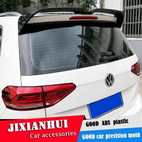 For Touran L Spoiler 2015-2018 Volkswagen Touran L Spoiler ABS plastic Material Car Rear Wing Color Rear Spoiler