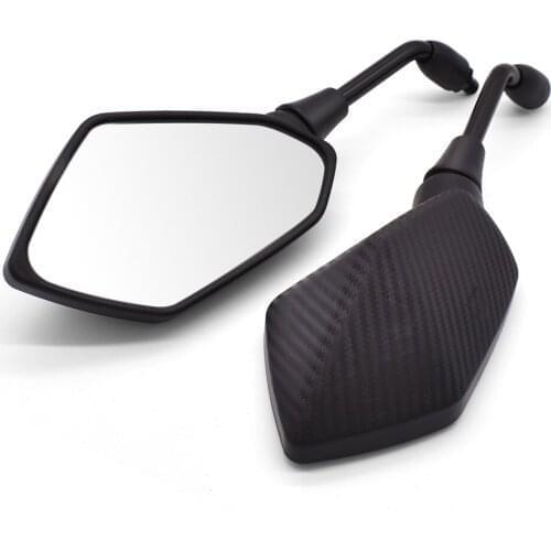 Motorcycle Mirror Side Convex Mirror 8mm 10mm Carbon Fiber Universial for Ducati MONSTER S2R 800 MONSTER M400 M600 M620 M750