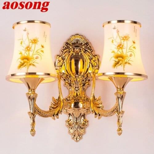AOSONG Wall Lamps Contemporary Luxury LED Sconces Lights Fashion Indoor For Home
