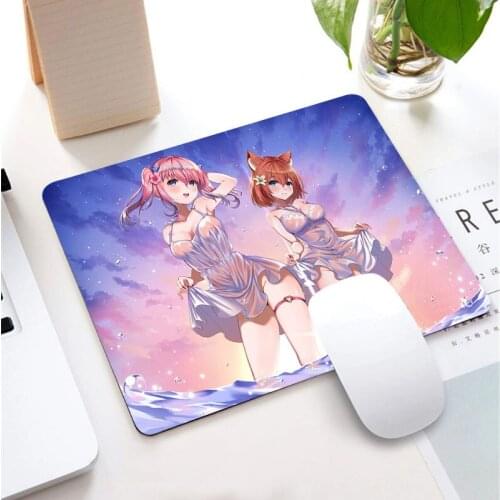Anime Busty Swimsuit Girl Small LOL Mouse Pad Gaming Accessories Notebook Genshin Impact Keyboard Pad Desktop Non-slip MousePad