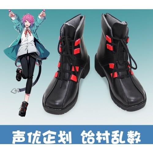 Hypnosis Mic Division Rap Battle The Dirty Dawg Easy R Ramuda Amemura Cosplay Shoes Wig Anime Customize Cosplay Flat Shoes