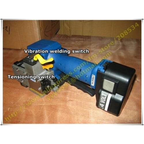 Portable Battery Powered Poly Plastic Sealless Strapping Tool,Electric Strapping Machine 16/19mm