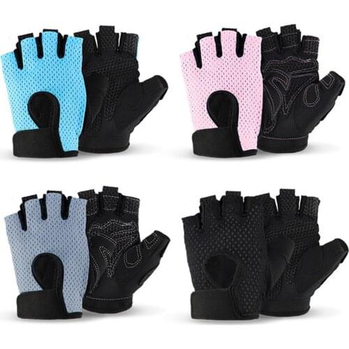 Professional Gym hand gloves Fitness Gloves Power Weightlifting Women Crossfit Workout Bodybuilding Half Finger Hand Protector