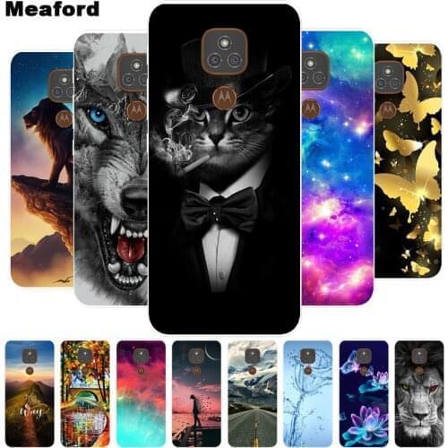 For Moto E7 Plus Case Silicon Back Cover Phone Case For Motorola Moto E7 Plus Soft Case for Capa Moto E7Plus E7 + bumper coque