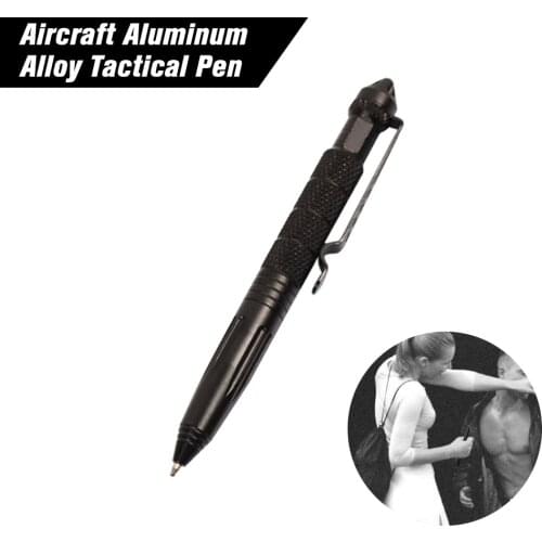 Tactical Pen Self Defense from Badass EDC Tool Aircraft Aluminum Glass Breaker for Survival Weapon