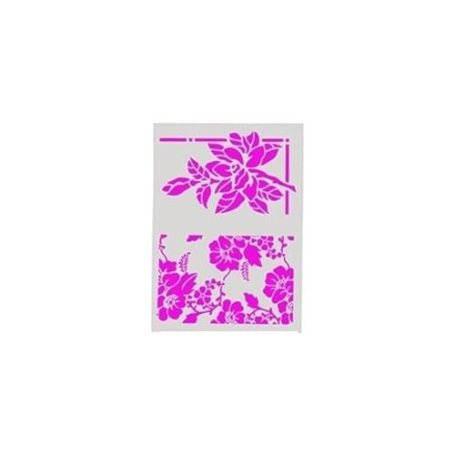 Creative Flower Layering Stencils for Diy scrapbook/photo album Decorative Embossing coloring,painting stencil,home decor