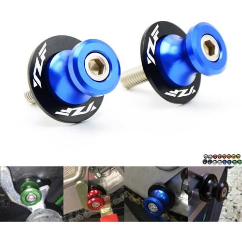 Universal Motorcycle Accessories Aluminum Swingarm Spools Slider Stand Screws For Yamaha YZF R1 R6 R6S YZFR1 YZFR6 YZFR6S YZF-R6